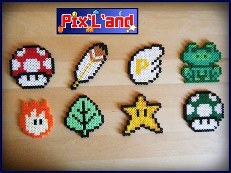 Épinglé par Kaylee Aucoin sur mario perler beads Schémas de bijoux en