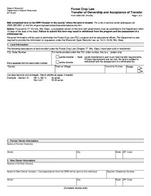 Fillable Online Wiparks Natrual Recources Of Wisconsin Form Fax Email