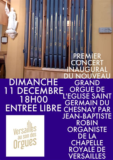 Premier Concert Inaugural Du Nouveau Grand Orgue Communaut Saint