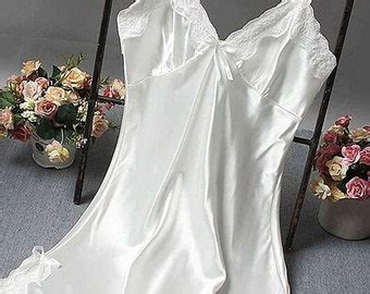 Satin Bridal Lingerie Etsy