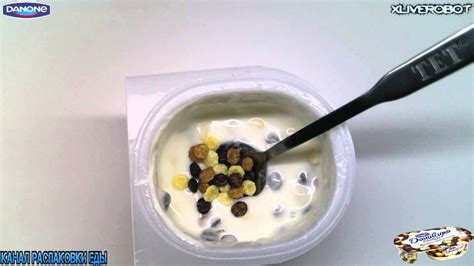 Распаковка DANONE "ДаниСсимо Фантазия" Хлопья в Шоколаде, 105 г. - YouTube