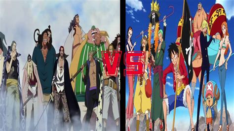 Straw Hat Pirates Vs Red Hair Pirates Should It Happen Youtube