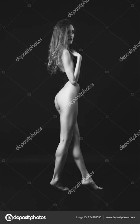 Sexy Fashion Woman In Black Lingerie Stock Photo Zhagunov