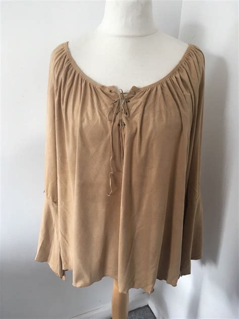 Lovely Size Up On Off Shoulder Gypsy Boho Top Bnwt Size 24 Ebay