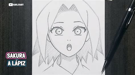 Como Dibujar A Sakura De Naruto Paso A Paso F Cil A L Piz How To