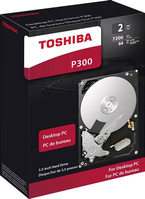 Disque Dur Interne 8 9 Cm 3 5 Pouces 2 To SATA III Toshiba P300