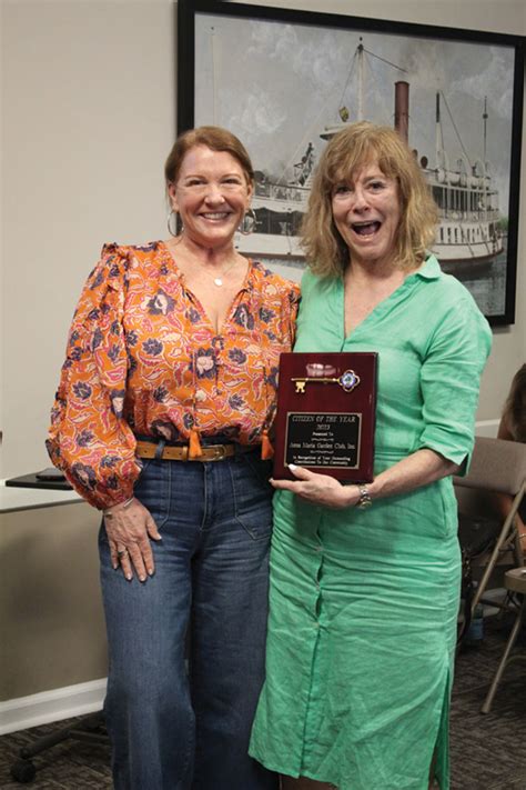 Garden Club Honored As Anna Marias Citizen Of The Year Anna Maria