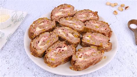 Polpettone Ripieno Con Mortadella E Pistacchio La Ricetta Del Secondo