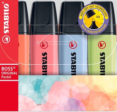 Bol Nieuw Markeerstiften Stabilo Boss Original Pastel Etui