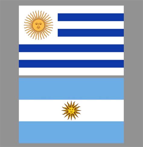 Uruguay Vs Argentina Flag : Uruguay Wikipedia : But soon it became ...