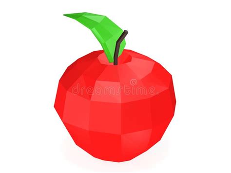 Fruit Modern Low Poly Design Stock Illustrations Fruit Modern Low