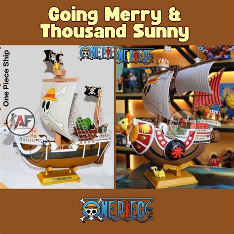 Jual Action Figure One Piece Kapal Thousand Sunny Go Bandai Kws 25cm