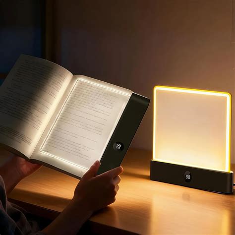 Luz Para Leitura Noturna - Luz de leitura com painel plano de led, visão noturna, proteção para os ...