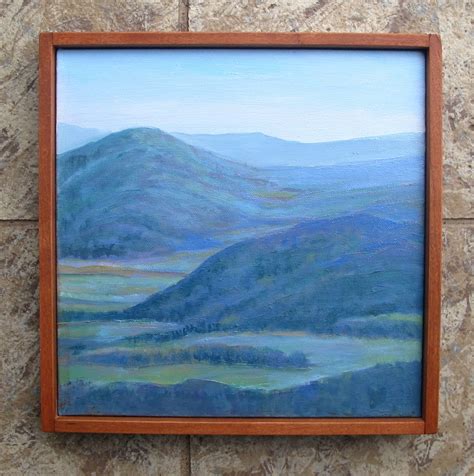 Meg West Oil Paintings Blue Ridge Parkway Iv