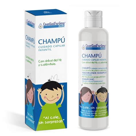 CHAMPÚ antipiojos natural liendres con árbol del té uso diario