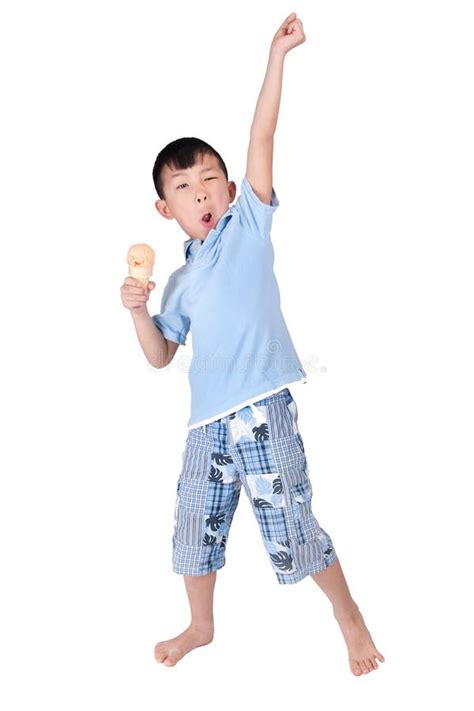 Happy kid stock image. Image of celebrate, cream, excite - 13668689