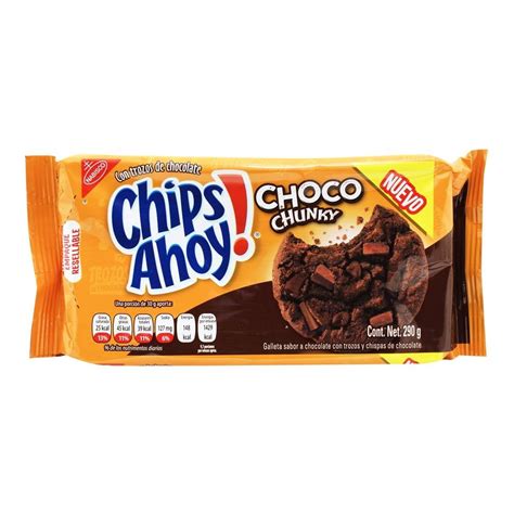 Galletas Chips Ahoy Choco Chunky Con Trozos De Chocolate 290g Walmart