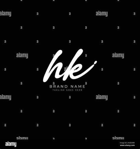 Hk Signature Stock Vector Images Alamy