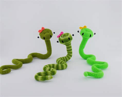 Amigurumi Crochet Pattern Snake / Crocheted Snake / Amigurumi - Etsy