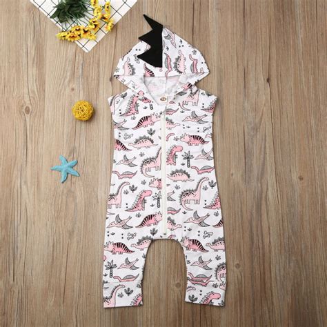 Baby Kid Baby Boy Meisje Dinosaurus Romper 0 24M M Grandado