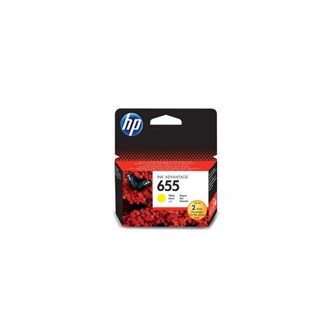 HP Cartouche Encre 655 Yellow CZ112AE