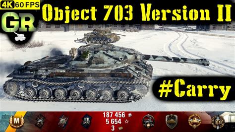 World Of Tanks Object 703 Ii Replay 7 Kills 5k Dmg Patch 1 7 0 Youtube