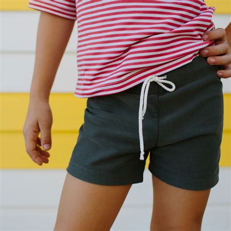 Big Boys Swimming Trunks In Grey Marle 6 12yr The Bathers Company