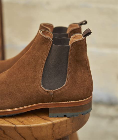 Bottines chelsea Marron pour homme L Homme Pressé Commando à semelle