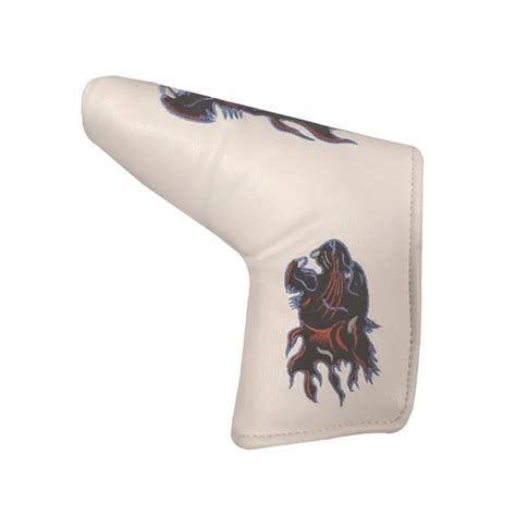 Golf Putter Cover Headcover for Blade Golf Putter White Head Cover with ...