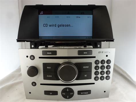 Radio CD 70 NAVI OPEL ASTRA H 3 Zafira B EKRAN CID 7064742605