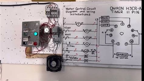 OMRON Timer H3CR A 11 PIN Use On Motor Control YouTube