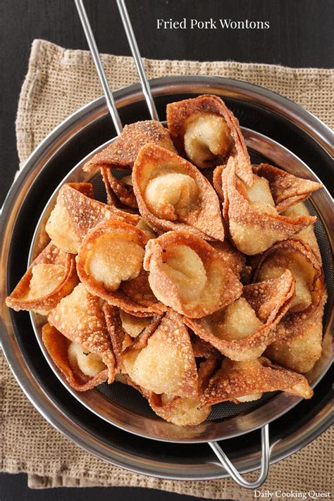 Fried Pork Wontonshtml Recipe Pork