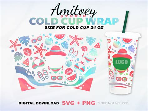 Summer Beach SVG Full Wrap Hot Summer Beach Bikini Sexy Sun Sunny Sea Ocean Vacation For Cold