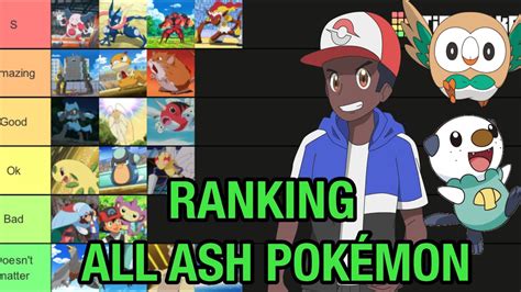 Ranking All of Ashs Pokémon from Worst to Best YouTube