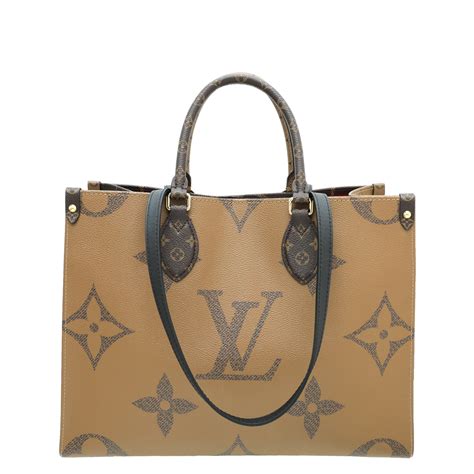 Louis Vuitton Monogram Reverse Giant Onthego Mm Bag The Closet