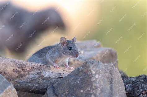 Rata Doméstica Rattus Rattus Málaga España Foto Premium