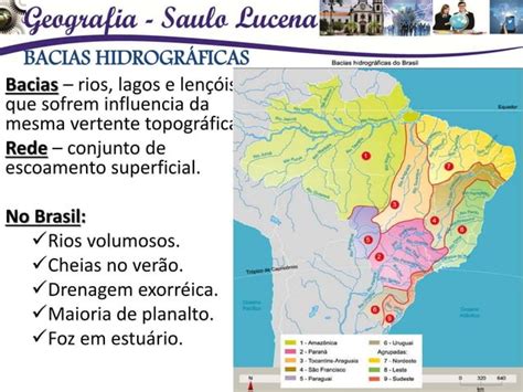 Hidrografia a água no Planeta Terra Estudo dos rios brasileiros e