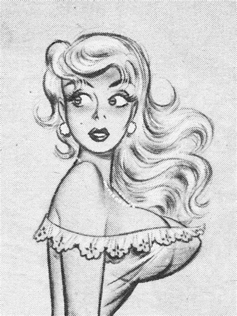 Lady Luck Pin Up Cartoons Pin Up Drawings Cartoon Drawings