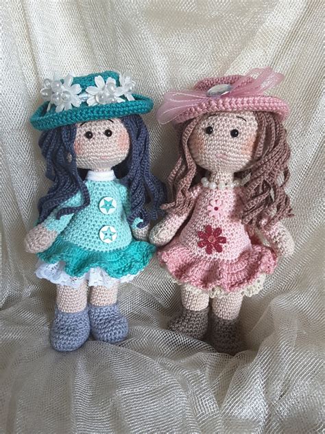 Amigurumi Haakpatroon Rosalie Crochet Doll Pattern Etsy