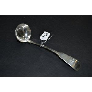 Scottish Silver Serving Spoon Hallmarks Rubbed Flatware Cutlery And