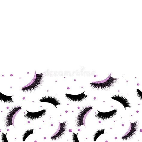 Lashes Border Stock Illustrations 55 Lashes Border Stock