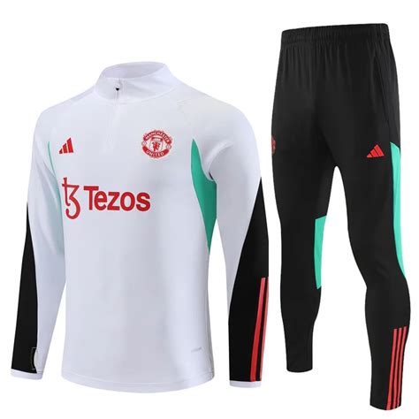 Manchester United Half Zipper Long Sleeved Training Suit Soccer