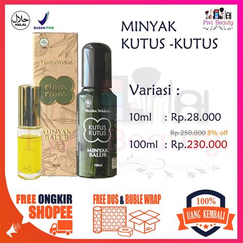 Jual Kutus Kutus Minyak Kutus Kutus Bali Minyak Balur Oles Original