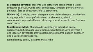 El Grupo Adverbial Ppt