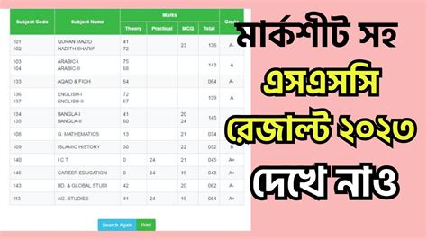 এসএসসি ২০২৩ ফলাফল দেখার নিয়ম । Ssc Result Kivabe Dekhbo 2023