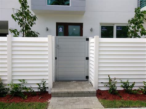 Louvered Vinyl Semi Privacy Fence Fence Wholesale