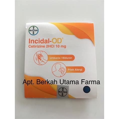 Jual Incidal Od Strip Isi Kapsul Shopee Indonesia