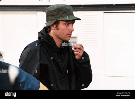 Damon Albarn Lead Singer In Blur Backstage At The Glastonbury Festival