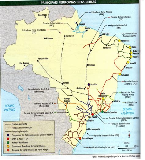 Professor Wladimir Geografia Mapas Brasil Transporte E Comunica O