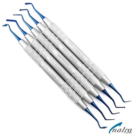 Composite Set 5 Pcs BLUE Dental Filling Instrument With Sterlization